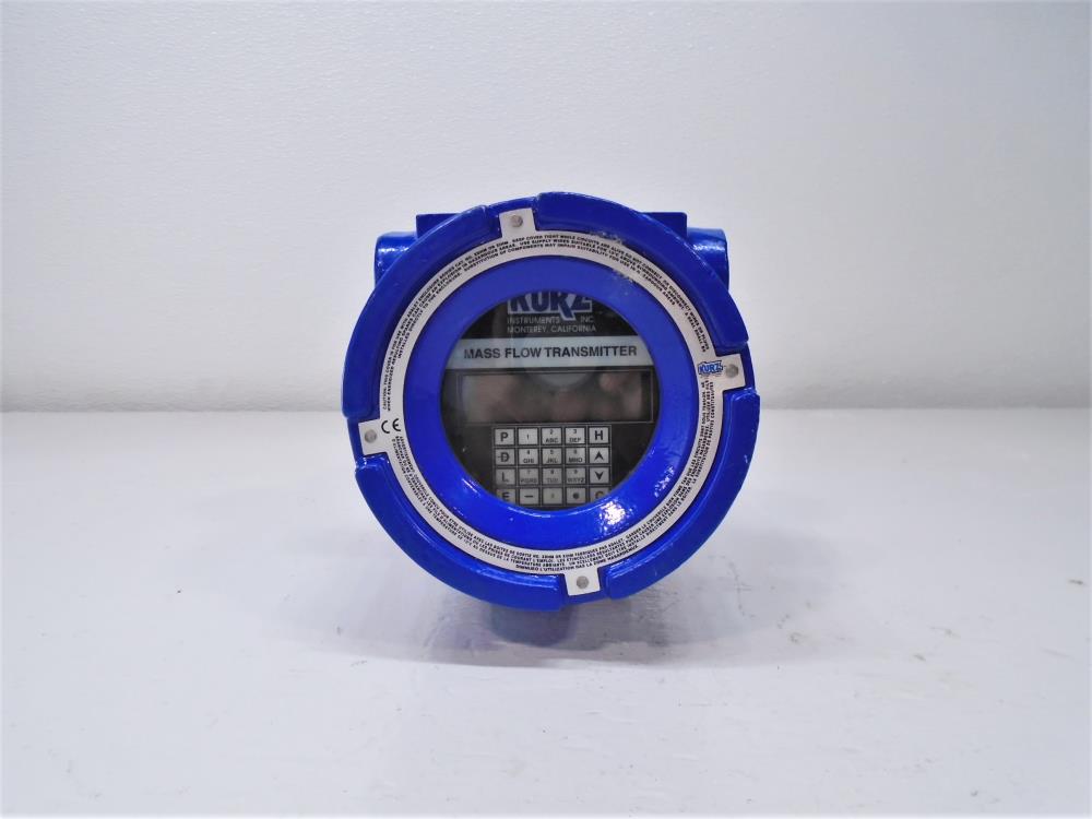 KURZ 1" 150# 316SS Flow Meter 454PFTB-16-HHT with Mass Flow Transmitter